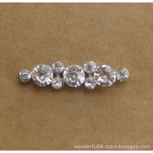 rhinestone diamante banner buckle